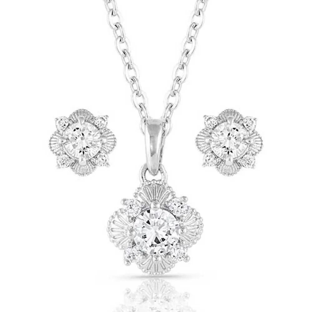 MONTANA SILVERSMITHS MAKIN&#39; MEMORIES CRYSTAL JEWELRY SET