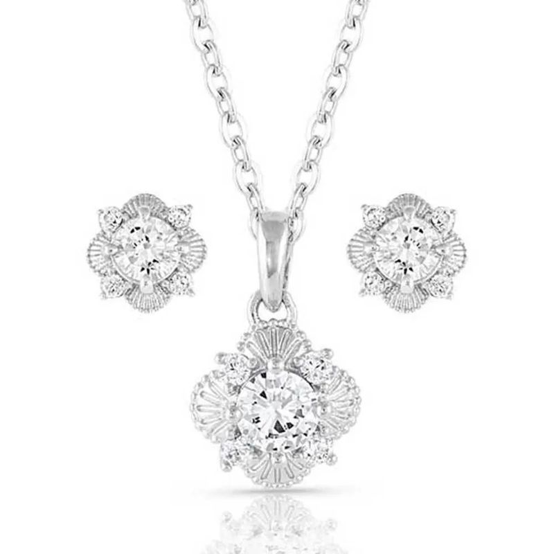 MONTANA SILVERSMITHS MAKIN&#39; MEMORIES CRYSTAL JEWELRY SET