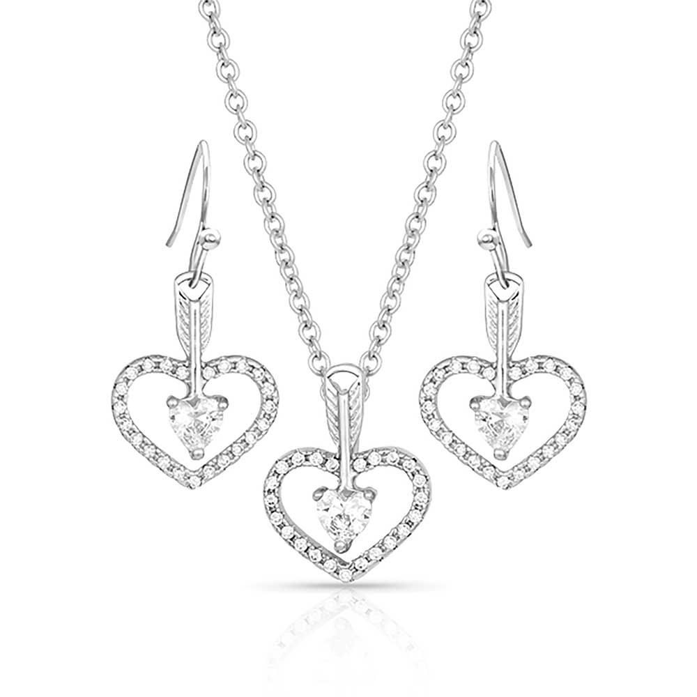 MONTANA SILVERSMITHS STRAIGHT TO THE HEART ARROW JEWELRY SET