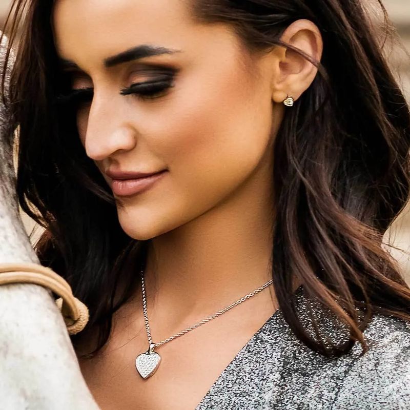 MONTANA SILVERSMITHS TINY HEART CRYSTAL POST EARRINGS