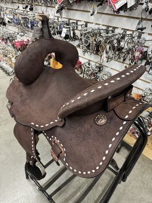 14" Circle Y Josey Cash Go Round - Wide Fit