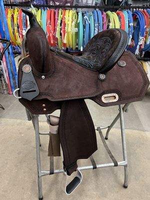 13" Circle Y Lindale Barrel Saddle - Wide Fit