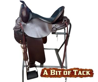18&quot; Circle Y Little River Trail Saddle - Xwide Fit
