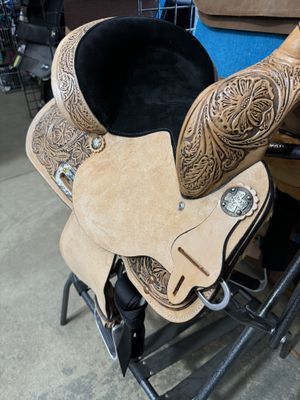 12" Circle Y Mansfield Barrel Saddle - Wide Fit