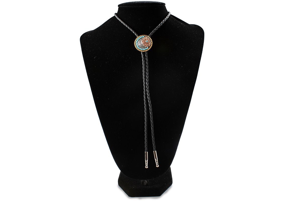 DOUBLE S BOLO TIE