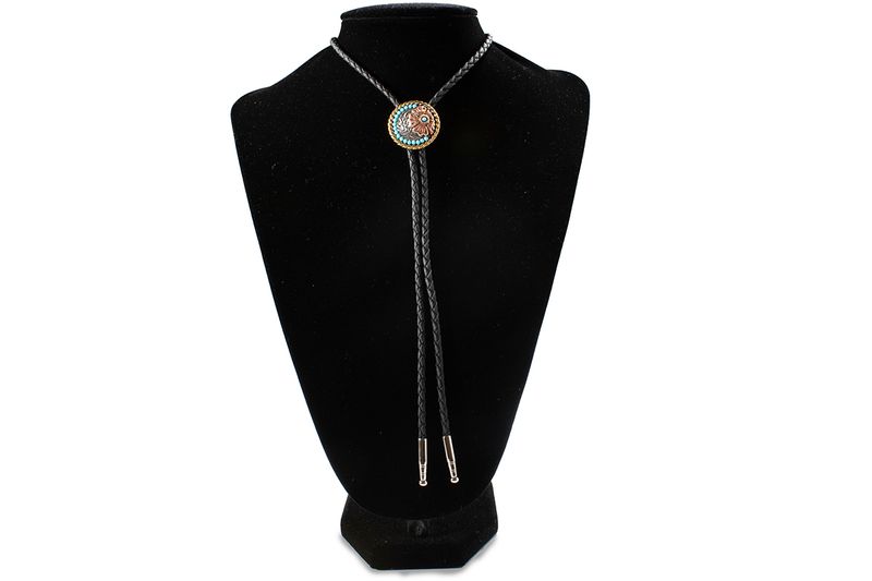 DOUBLE S BOLO TIE