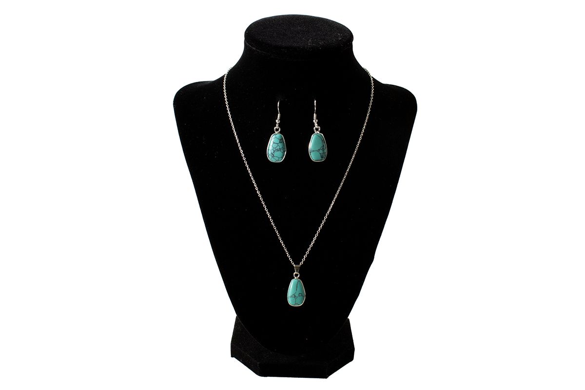 BLAZIN&#39; ROXX TURQUOISE STONE JEWELRY SET