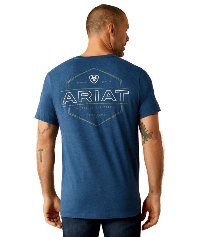 ARIAT LINE FRAME HEX TEE