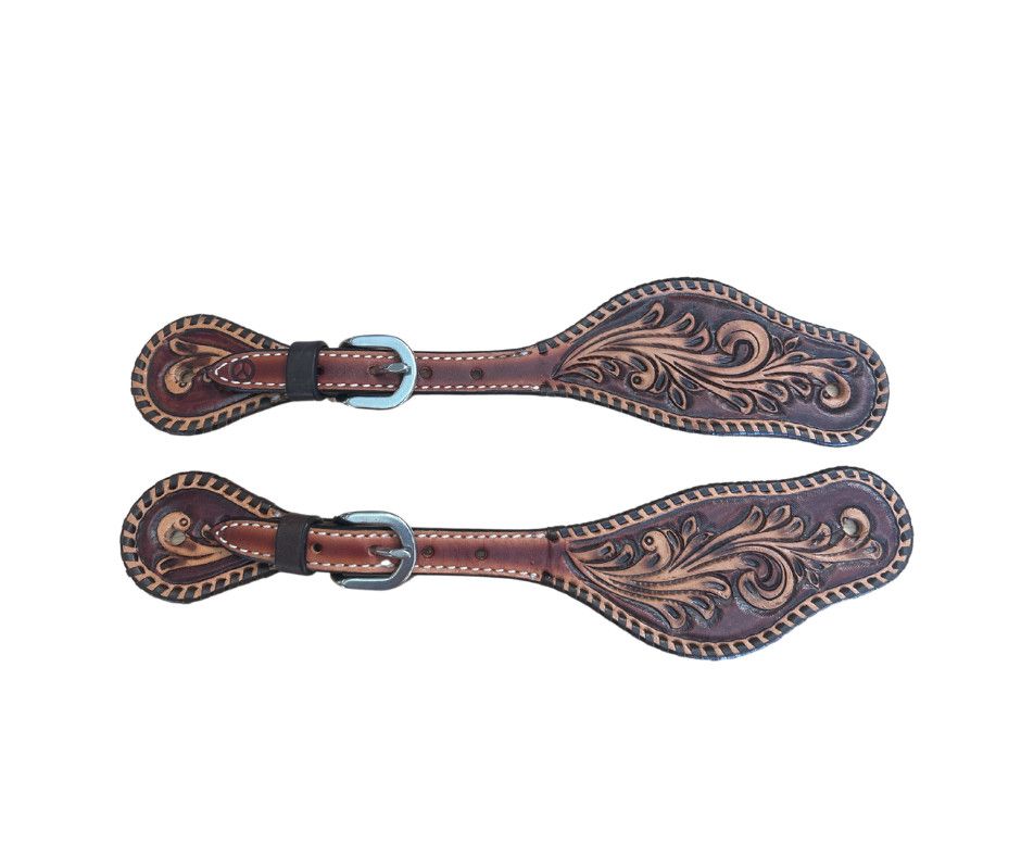 CIRCLE Y MEN&#39;S GAUGE SPUR STRAPS