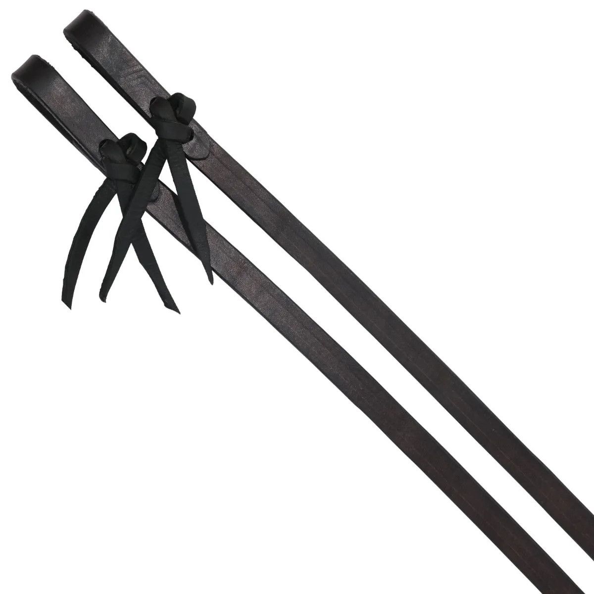 CIRCLE Y REIN 5/8&quot; x 7 1/2&quot; SPLIT- BLACK