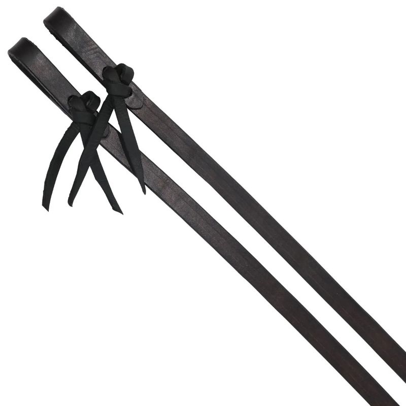 CIRCLE Y REIN 5/8&quot; x 7 1/2&quot; SPLIT- BLACK
