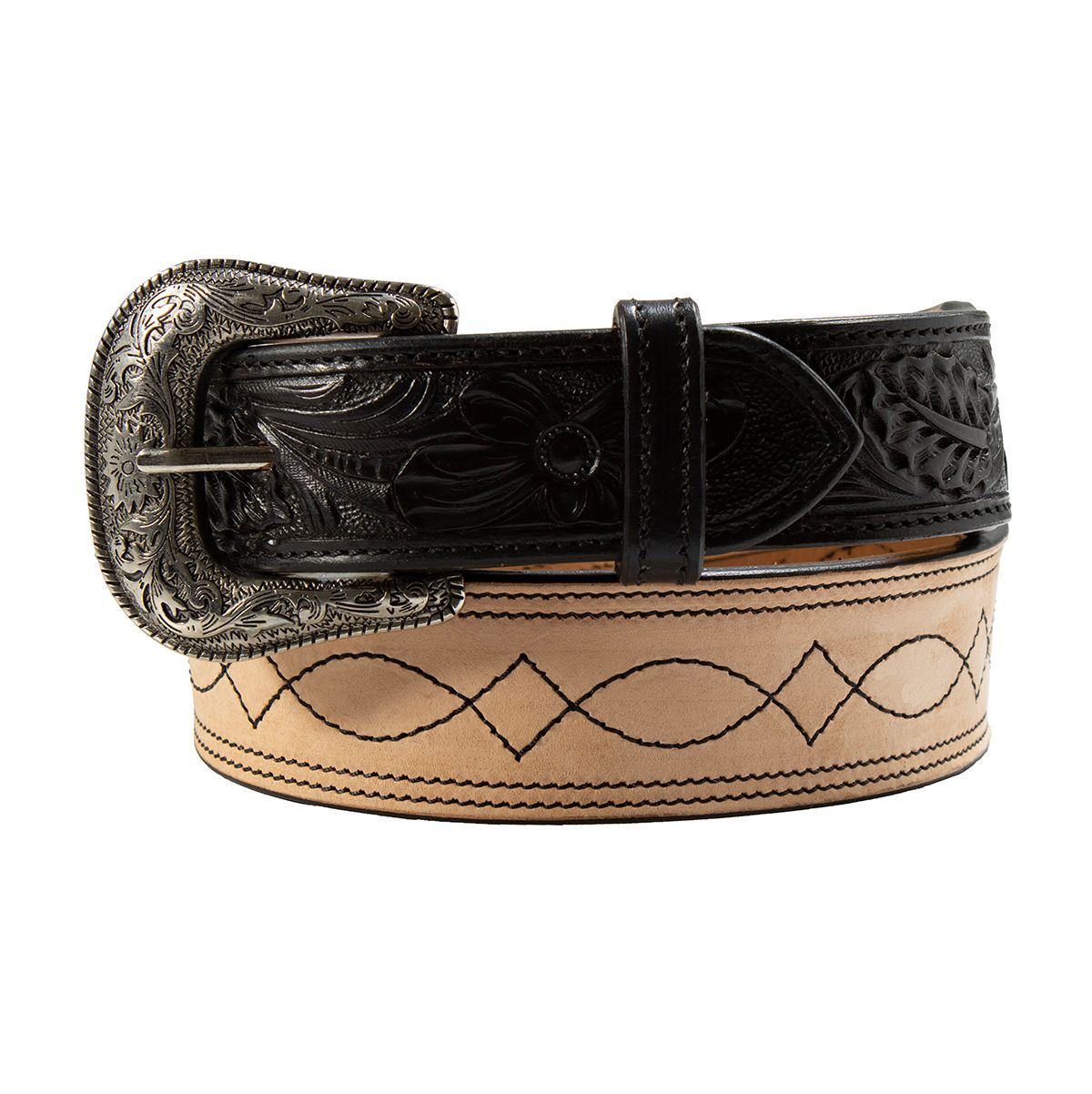 NOCONA ROUGHOUT BOOT STITCH BELT