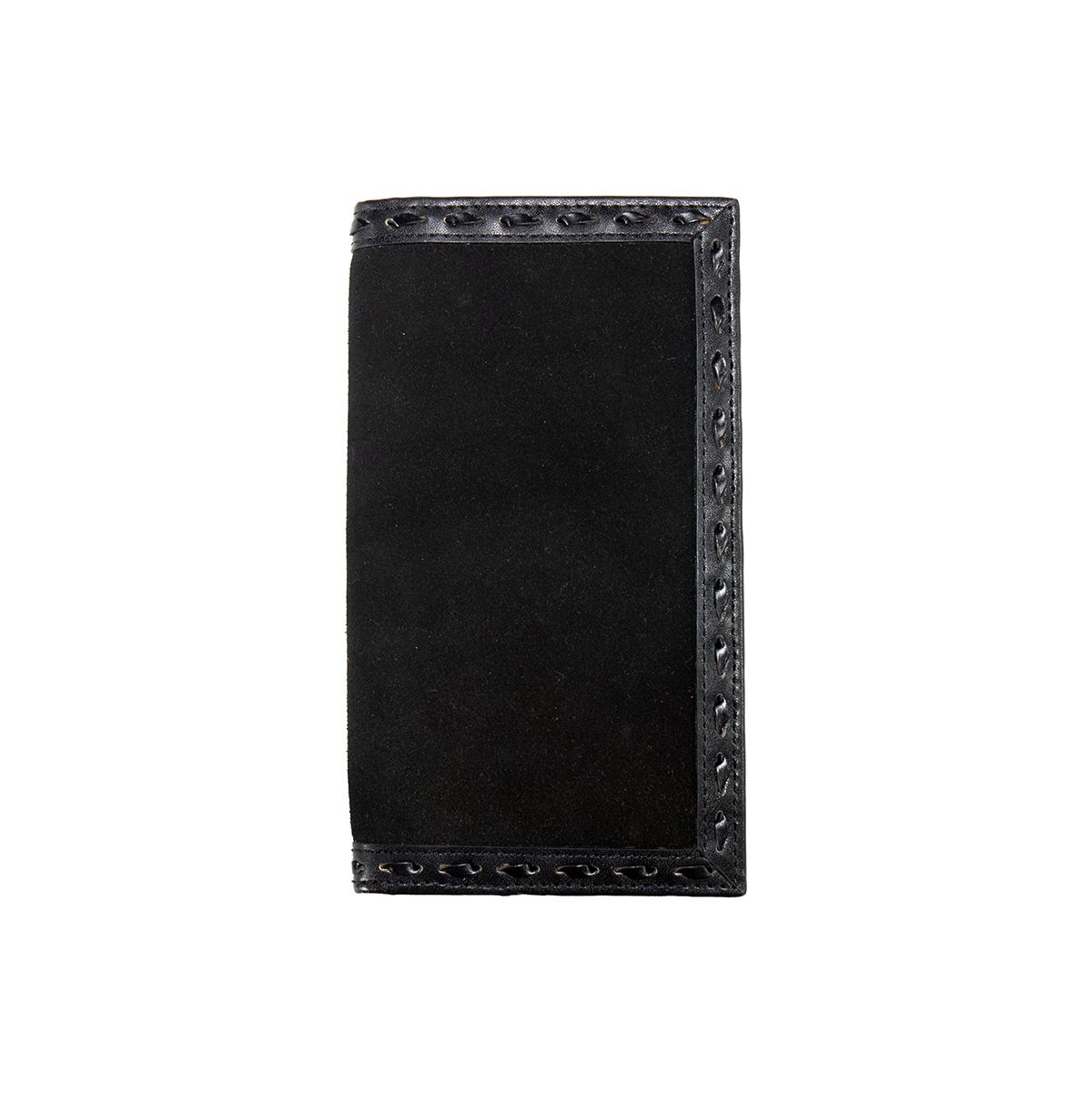 3D ROUGHOUT BLACK RODEO WALLET