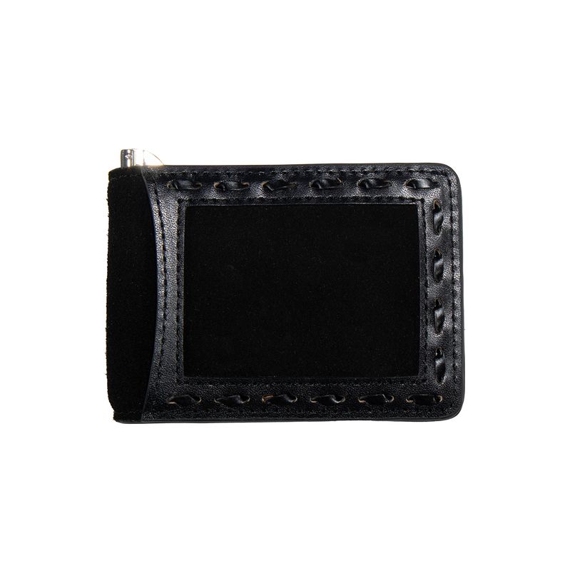 3D BUCK LACE ROUGHOUT BIFOLD WALLET