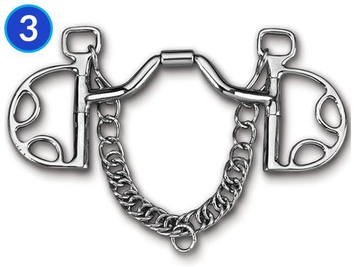 MYLER BIT'S KIMBERWICK WITH STAINLESS STEEL PORTED BARREL