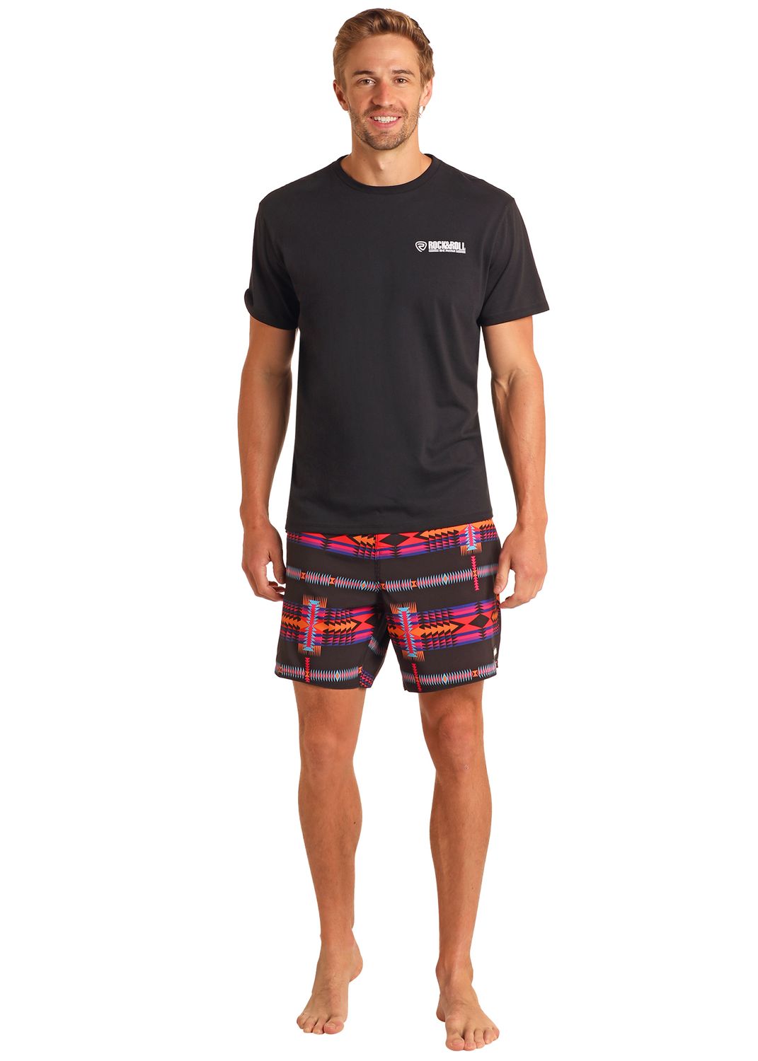 ROCK &amp; ROLL SWIM BOARD SHORT