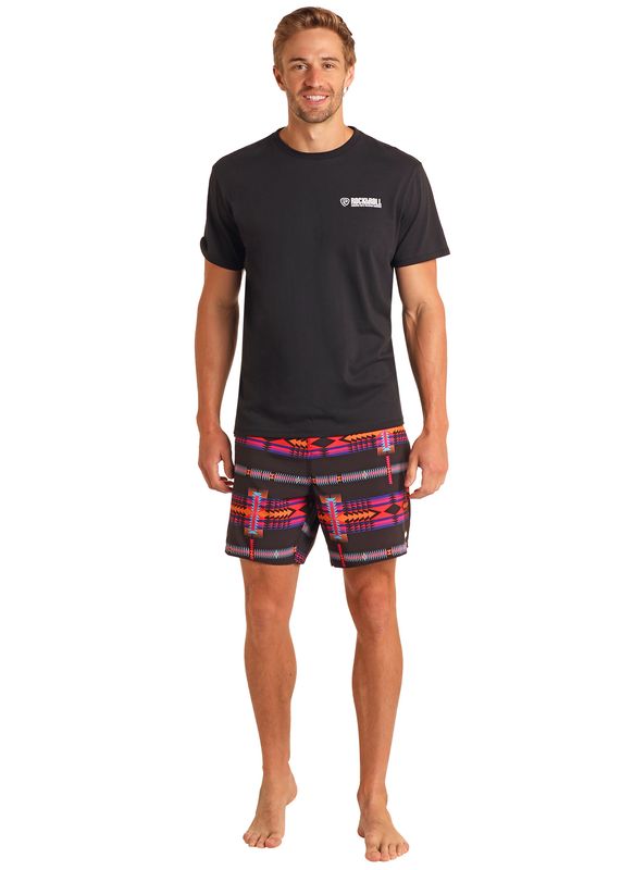 ROCK &amp; ROLL SWIM BOARD SHORT