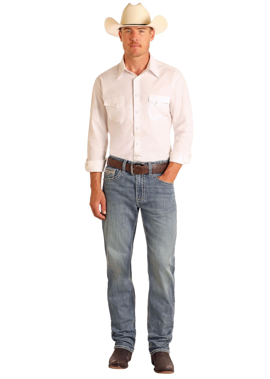 ROCK &amp; ROLL ALPHA TAPERED BOOTCUT JEAN