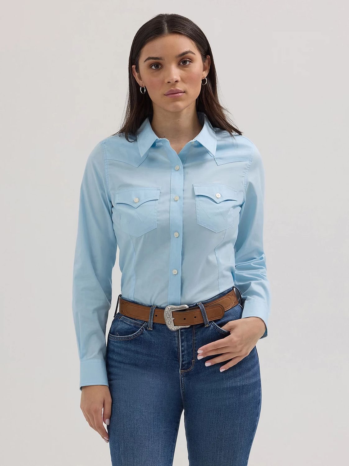 WRANGLER WESTERN BUTTON DOWN SHIRT
