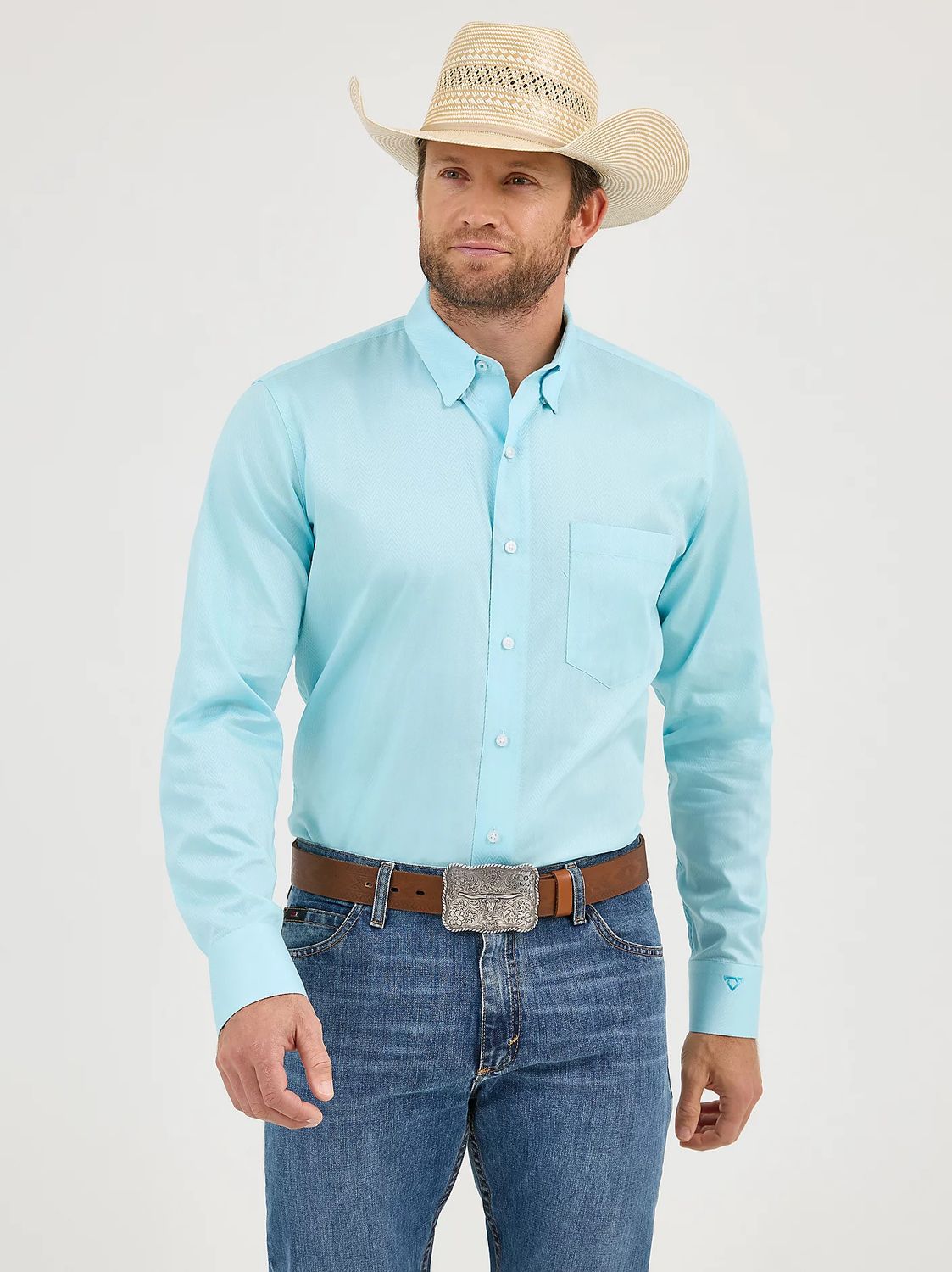 WRANGLER COJO ONE POCKET BUTTON DOWN SHIRT
