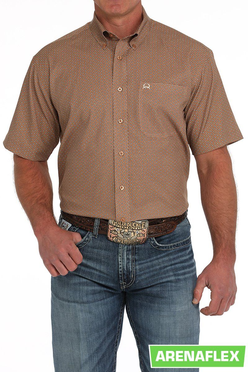 CINCH ARENAFLEX BUTTON DOWN WESTERN SHIRT