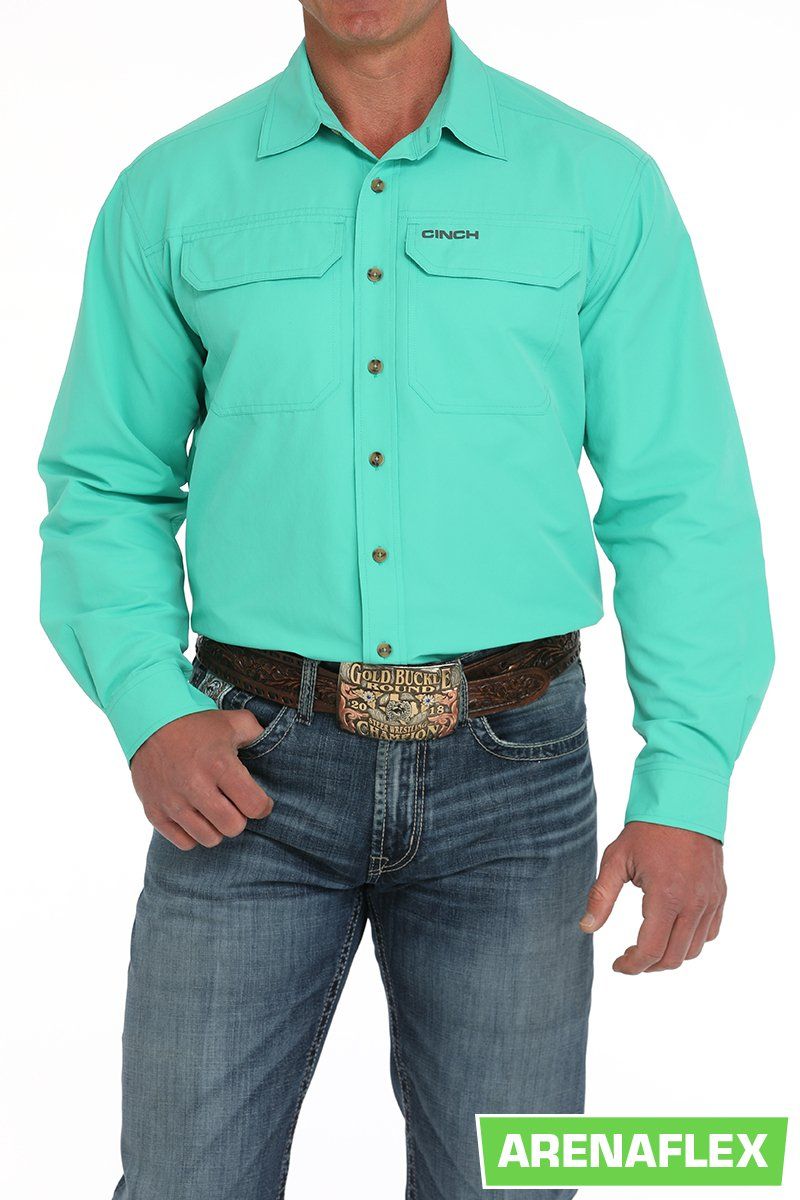 CINCH RIPSTOP BUTTON DOWN WESTERN SHIRT