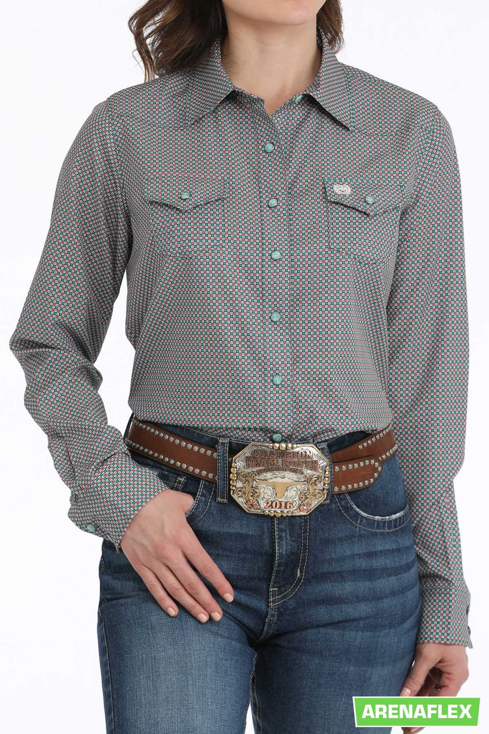 CINCH MEDALLION SNAP WESTERN SHIRT