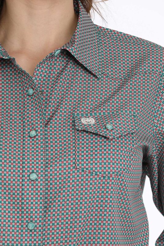 CINCH MEDALLION SNAP WESTERN SHIRT
