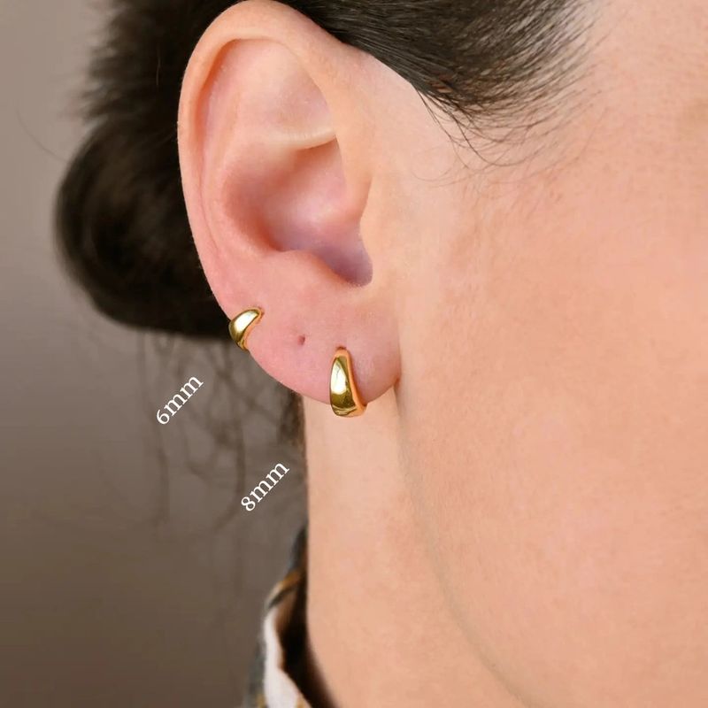 SMALL HUGGIE EARRINGS
