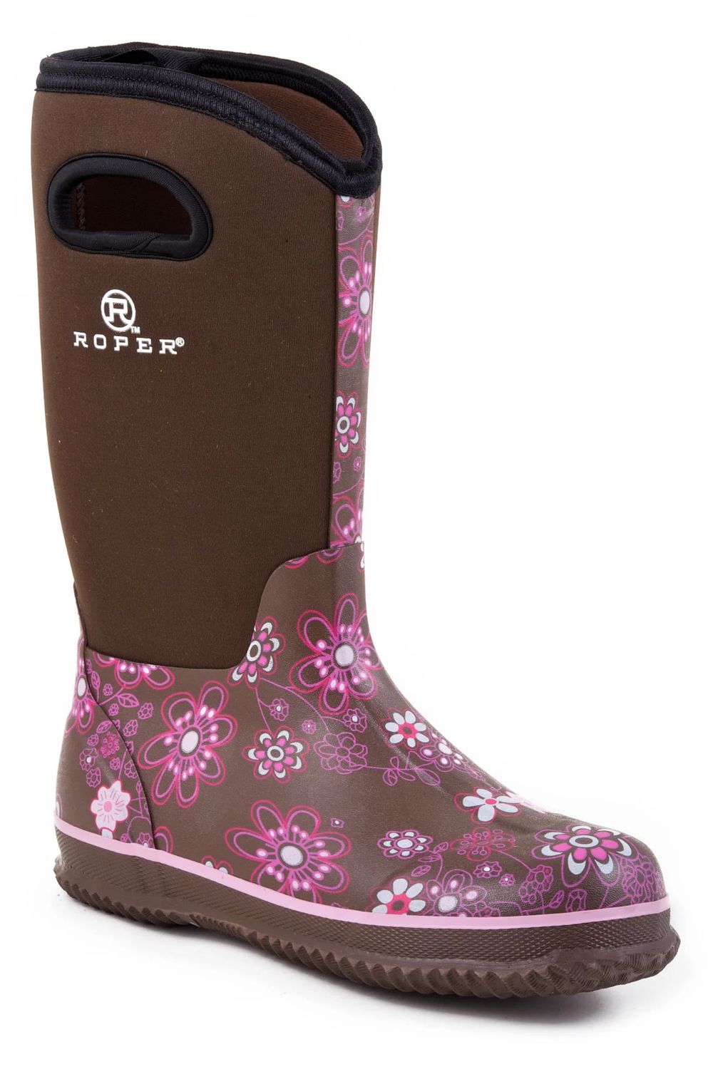 ROPER BARNYARD FLORAL NEOPRENE BOOT