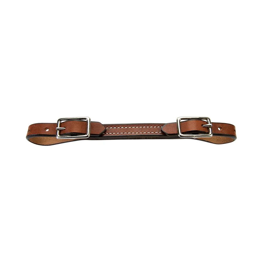 WEAVER FLAT BRIDLE LEATHER CURB STRAP