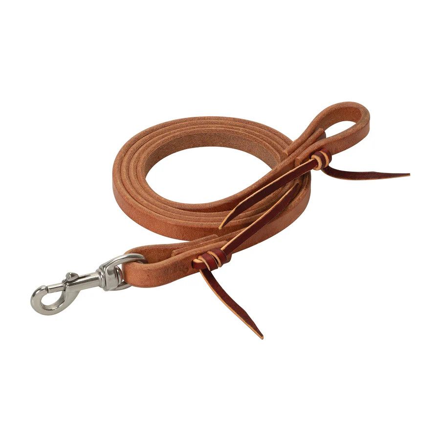 WEAVER PONY SINGLE-PLY HEAVY HARNESS REIN, 5/8&quot; x 5-1/2&#39;