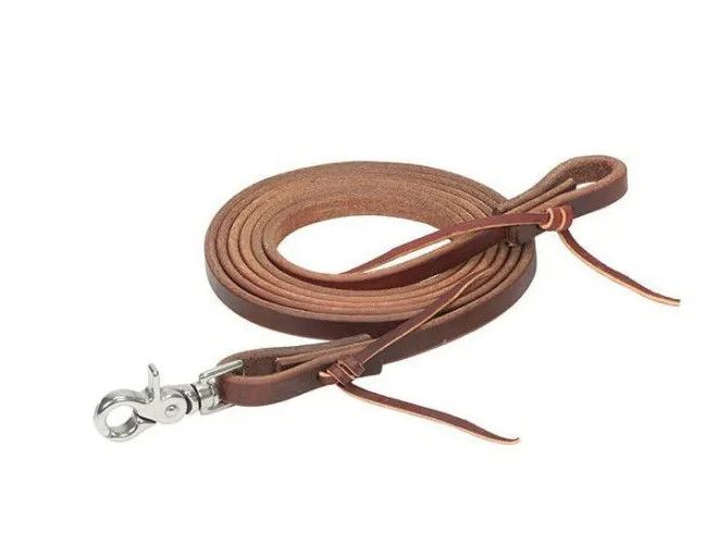 WEAVER RUSSET SINGLE-PLY HEAVY HARNESS ROPER REIN