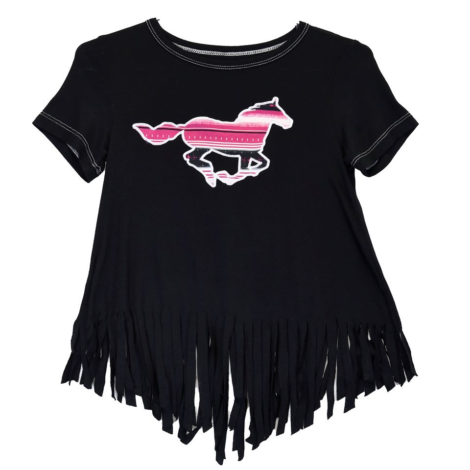 COWGIRL HARDWARE SERAPE FRINGE TEE
