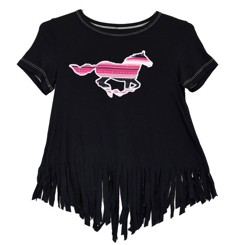 COWGIRL HARDWARE SERAPE FRINGE TEE