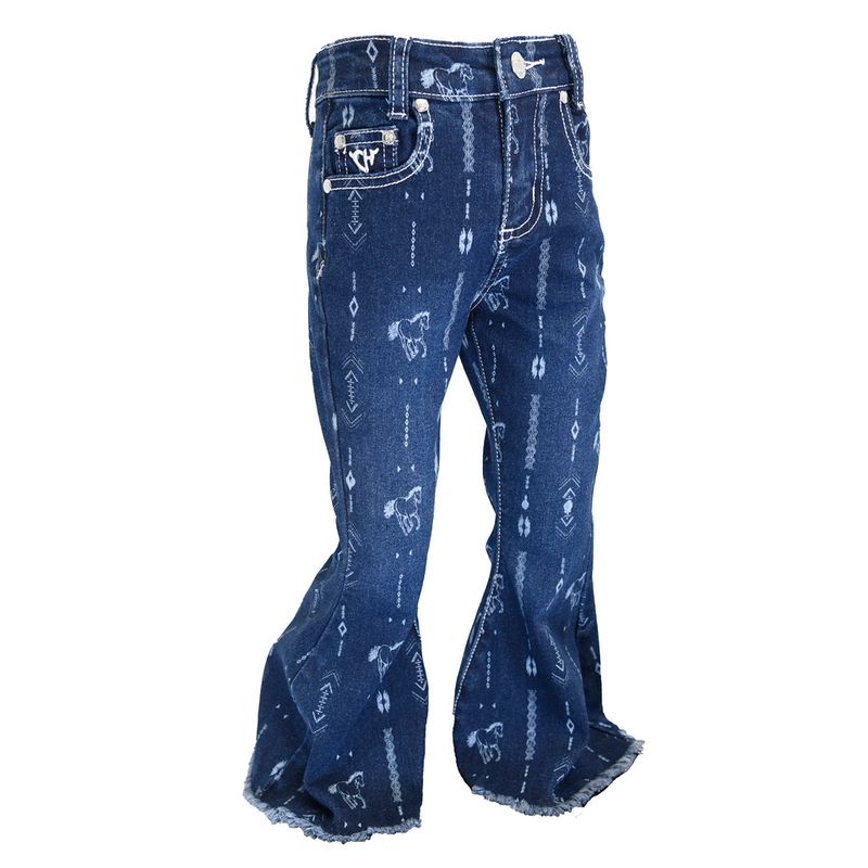 COWGIRL HARDWARE TODDLER HORSE AZTEC JEAN