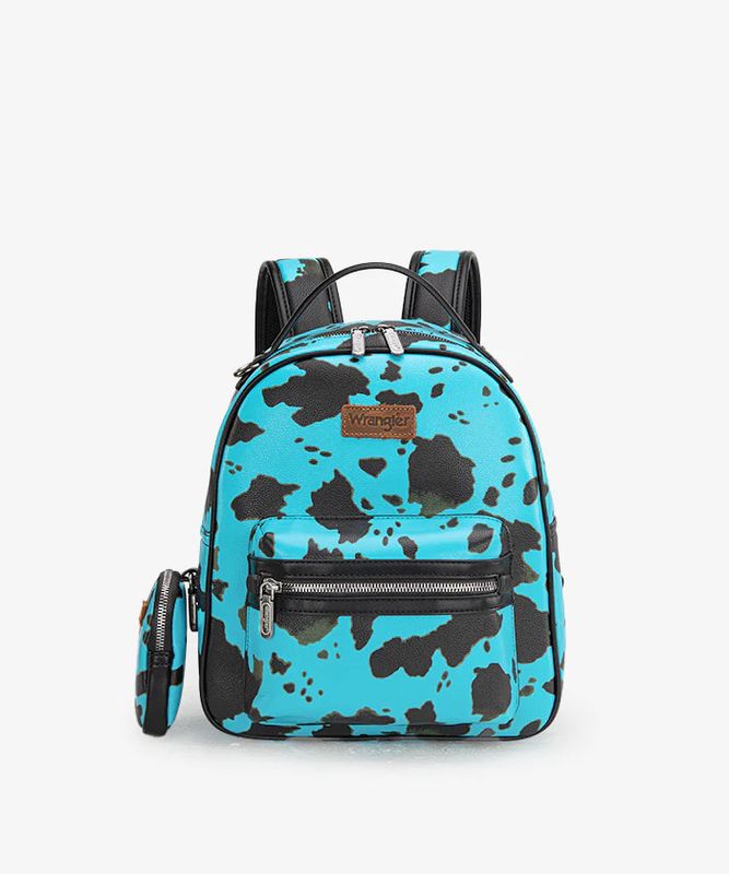WRANGLER COW PRINT BACKPACK