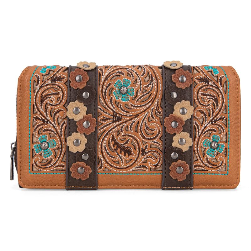 MONTANA WEST EMBROIDERED WALLET [MULTIPLE COLORS]