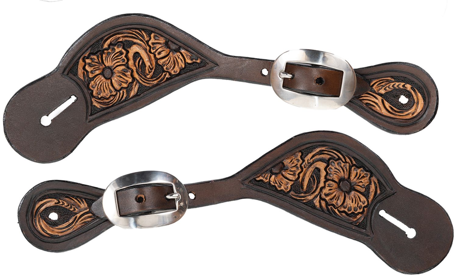 CIRCLE Y SMOOTH OPERATOR SPUR STRAPS [MEN&#39;S]