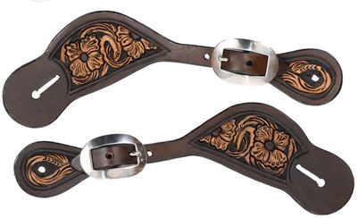CIRCLE Y SMOOTH OPERATOR SPUR STRAPS [MEN&#39;S]