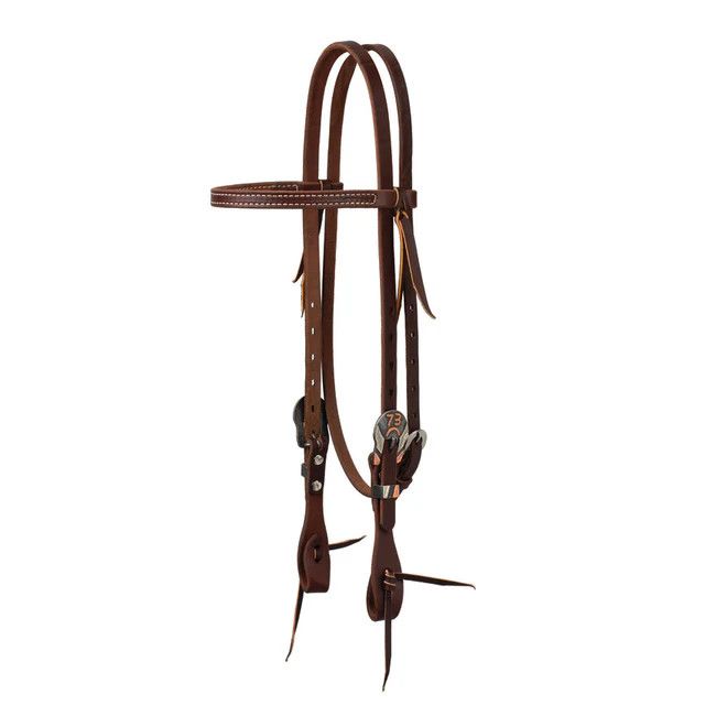 WEAVER WORKING TACK BROWBAND HEADSTALL WITH 73 BUCKLE