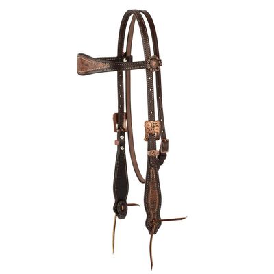 WEAVER WESTERN FLORAL BROWBAND HEADSTALL