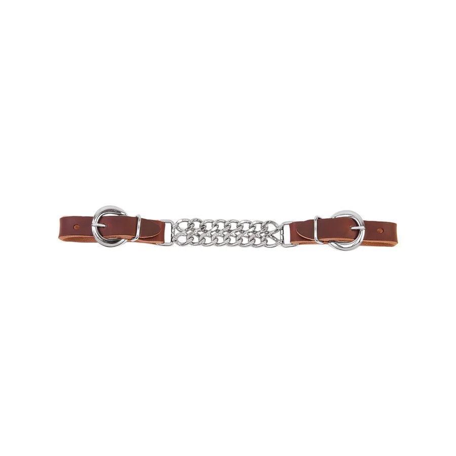 WEAVER WORKING TACK CURB STRAP, 4-1/4&quot; DOUBLE LINK