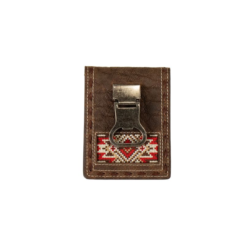 3D BIFOLD EMBROIDERED MONEY CLIP
