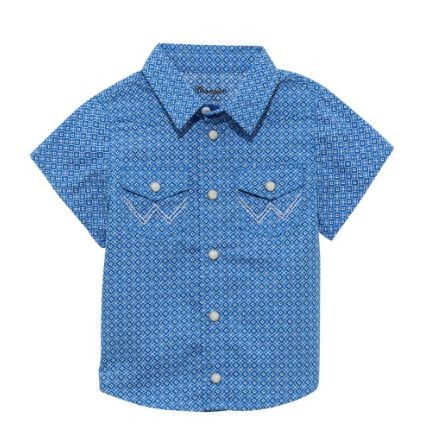 WRANGLER TODDLER SHORT SLEEVE WESTERN SHIRT