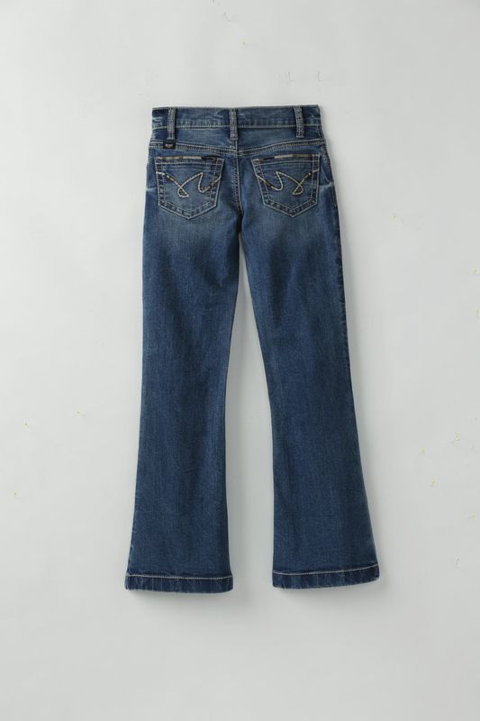 CRUEL GIRLS VIOLET MEDIUM STONE MID RISE TROUSER JEANS