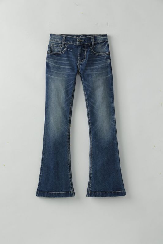 CRUEL GIRLS VIOLET MEDIUM STONE MID RISE TROUSER JEANS