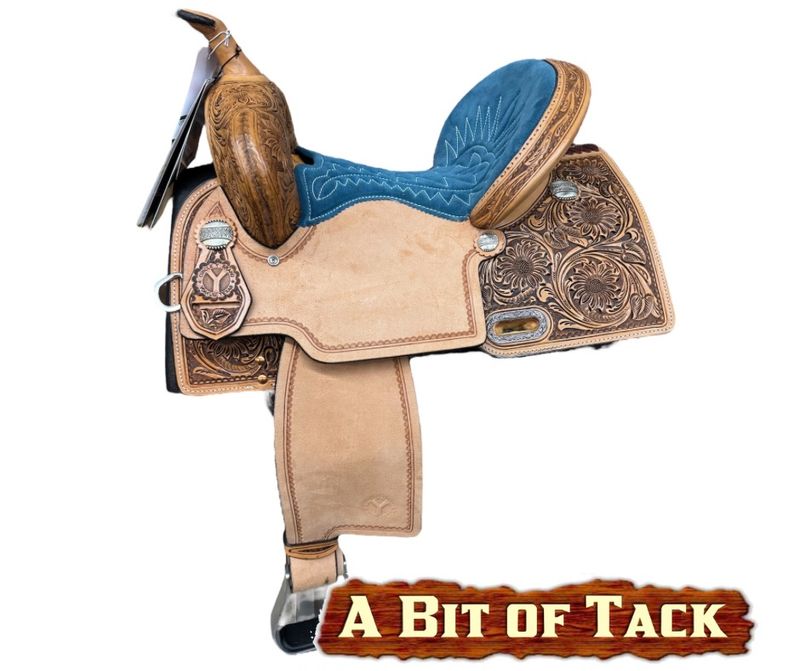 15&quot; Circle Y Maisle Freedom Barrel Saddle - Wide Fit