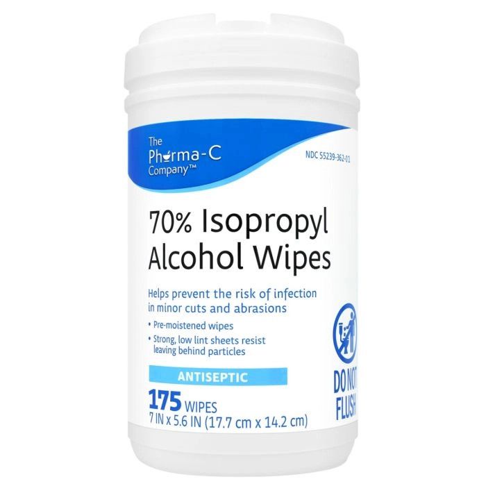 ISOPROPYL ALCOHOL WIPES 70% [175ct]