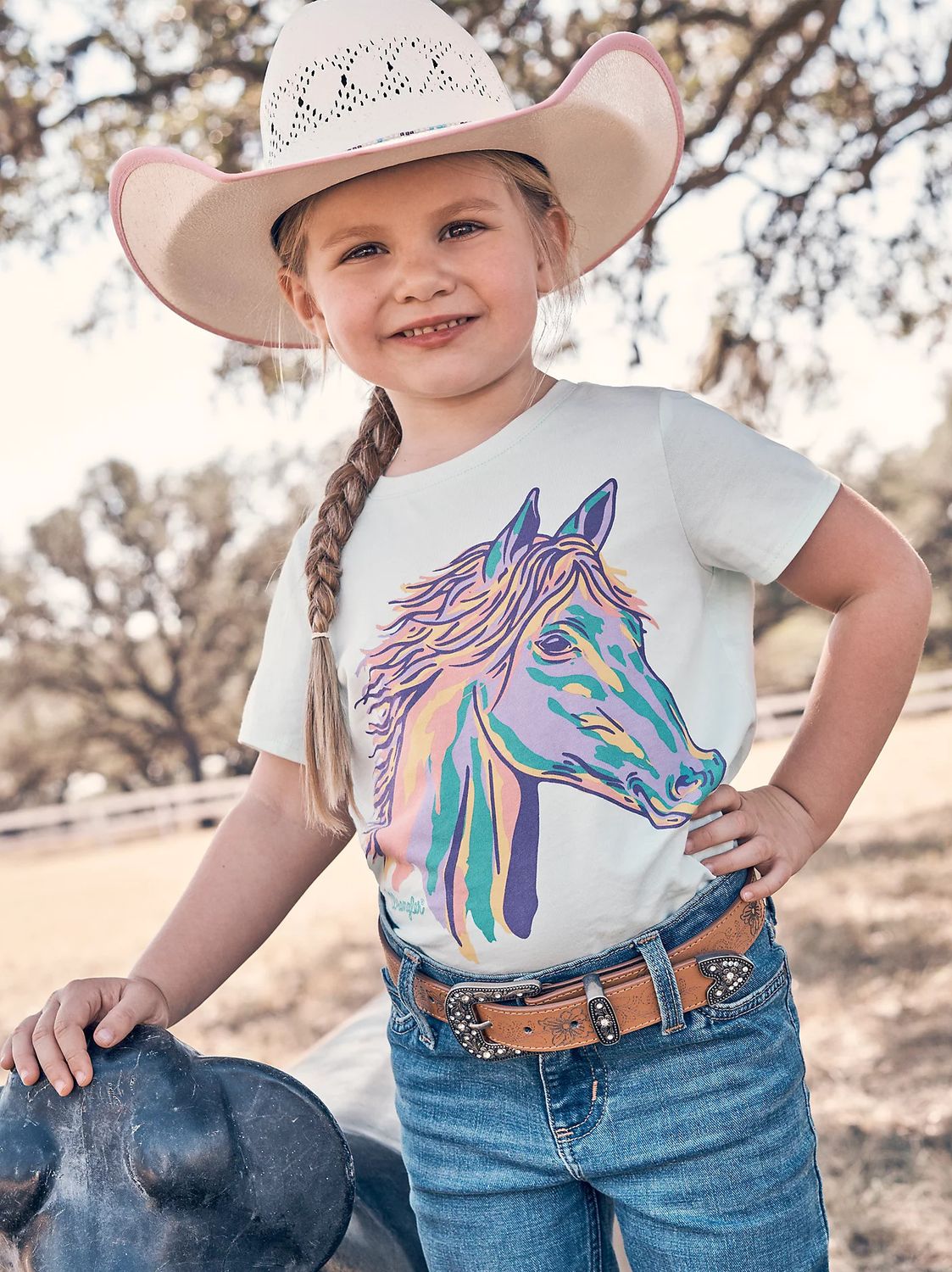 WRANGLER WESTERN HORSE TEE